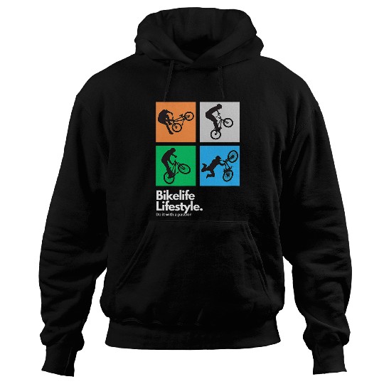 Bmx Bikelife Lifestyle Quad Cube Tricks v2 Hoodies