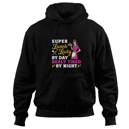 School Cafeteria Worker Lunch Lady Apple Super Lunch Lady By Hoodies