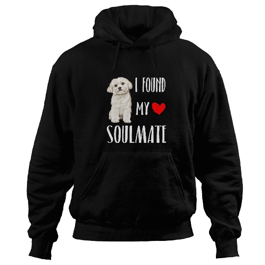 Dog Maltese I Found My Soulmate Maltese Dog Lover bests Friend Gift Hoodies