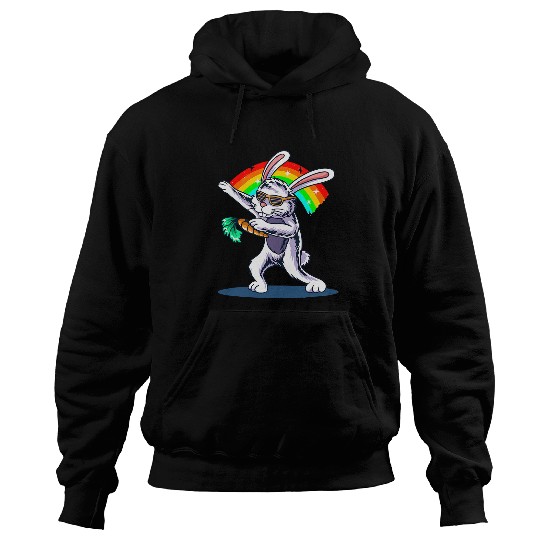 LGBT Pride Happy Easter Bunny Dabbings Carrot Gay Rabbit Funny Hoodies