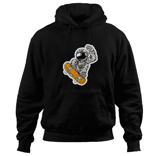 Astronauts Funny Spaceman Skateboard Astronaut1 Hoodies