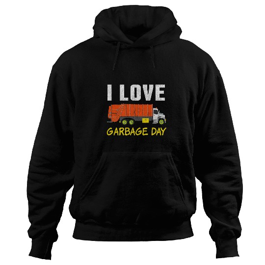 I Love Garbage Day Garbage Trash Recycle Hoodies