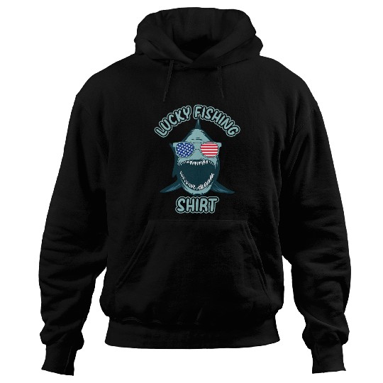 Fishing Angler Fisherman Trout Fishing Lucky Fishing Fisher Hoodies