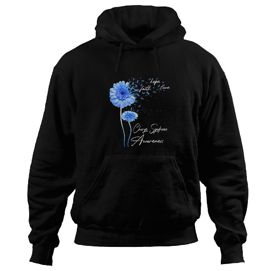 Charge Syndromes Warrior Faith Hope Love Daisy Flower Hoodies