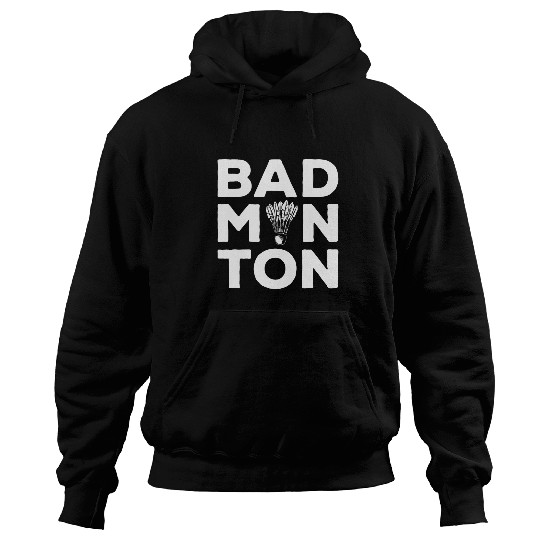 Shuttlecock Badminton Player 15 Hoodies