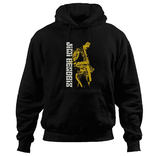 Guitarist Jimi Hendrix Silhouette Guitar Hoodies