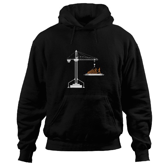 Crane Operator Evolution Hoodies