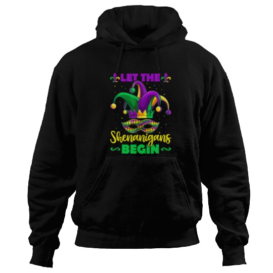 Let The Shenanigans Begin Mardi Gras NOLA Festival Hoodies