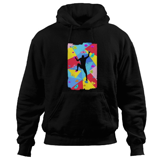 Climbing Climber Bouldering Climber Abstract frees Climbing Rock Formation Climb Hoodies