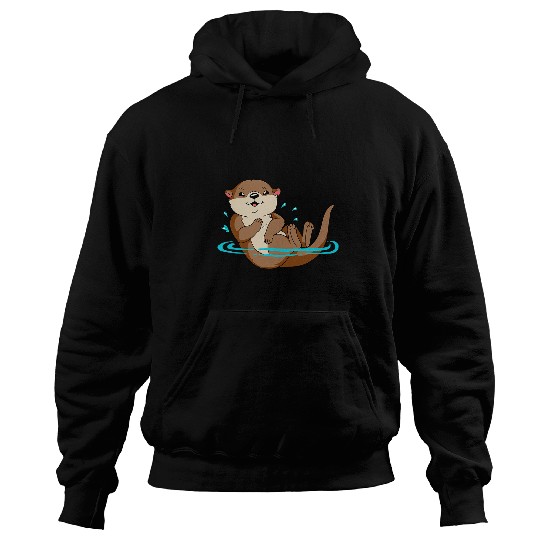 Otters Cute Sea Otter 6 Hoodies