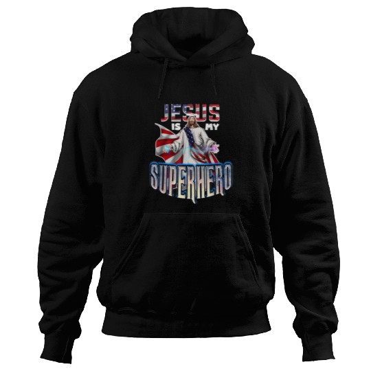 Christian Jesus Is My Superhero Christ Hoodies