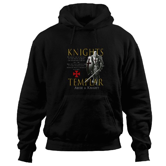 Christian Knights Templar Oath For God Christian Christ Hoodies