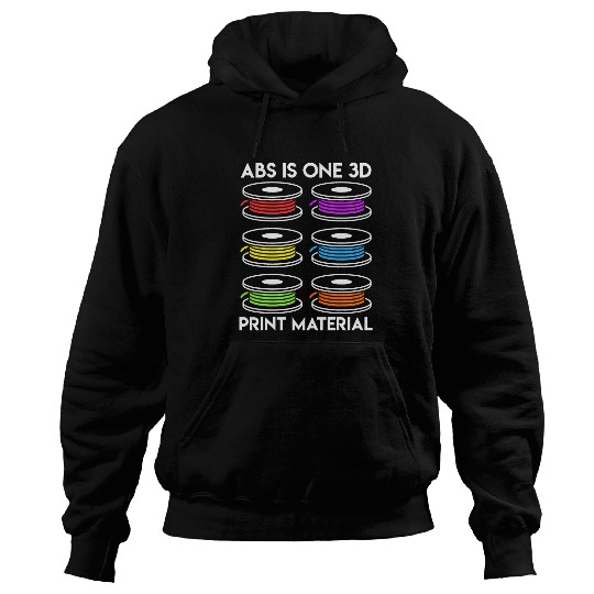 3D Printing ABS is One 3D Print Material 3D Printer Fan Hoodies