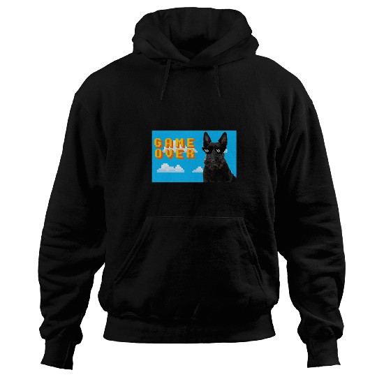 Dog Scottish Terrier 8Bit Game Over Scottish Terrier Hoodies