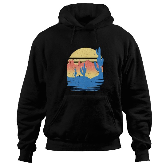 Adventure Desert Sunset Paradise Landscape Hoodies