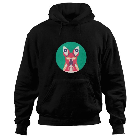 Abstract Circle Digital Illustration Hoodies