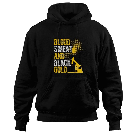 Oil Rig Team Roughneck Oilfield Drilling Oil Rig Worker 4 Hoodies