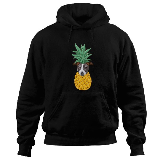 Dog Grayhound Funny Italian Greyhound pineapples Dog Hoodies