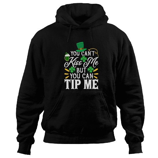 Funny St Patricks Day Waitress Bartender Waiter Tips 21 Hoodies