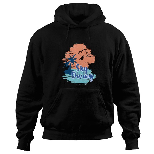 Skydiving Gift Goose Motivational Quote Hoodies