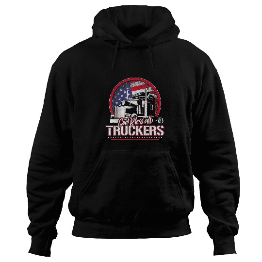 Christian Trucker Truck Driver Faith vintages God Bless All Truckers Christ Hoodies