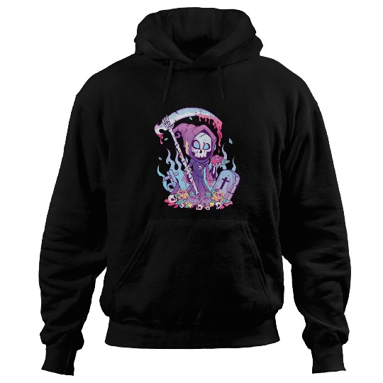 Pastel Goth Creepy Death Grim Reaper Kawaii Occult Menhera 53 Hoodies