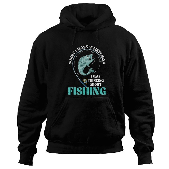 Fishing Rod Hobby Fish Lover Funny Fishermen Fishing Fisher Hoodies