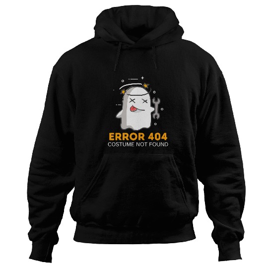 Error 404 Costume Not Found Lazy Halloween Costume Coding Hoodies