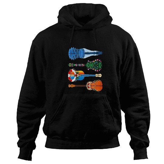 Guitar Seasons Guitar Lover for any Guitarist Hoodies