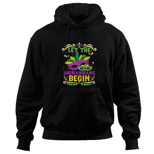 Let The Shenanigans Begin Mardi Grass Kids Men Women 2 8 Hoodies