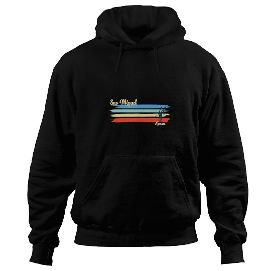 Surf Life Sao Miguel Azores Surfing Beach Hoodies