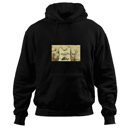 Frenchie Art Fashion Abstract Painting of French Bulldog 5 Hoodies