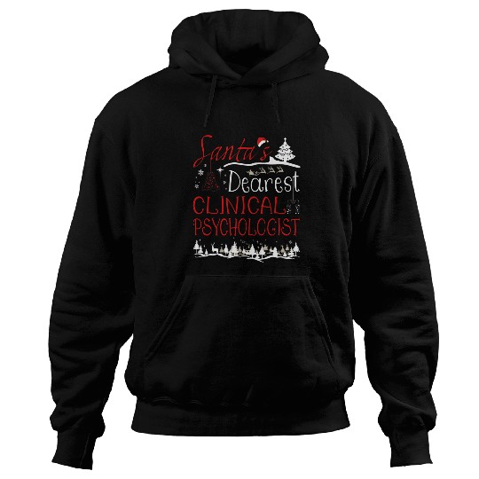 Clinical Psychologist xmass Job Funny Christmas Hoodies