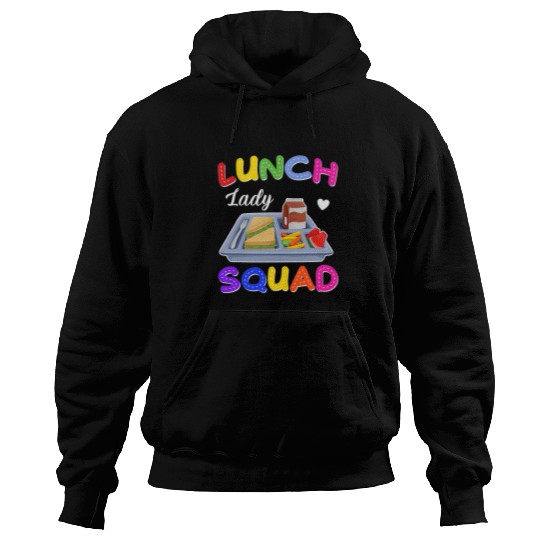 Lunch Lady Squad Cafeteria Crew Cooking Worker Cute Hoodies