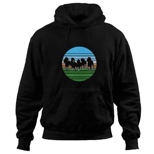 Horse Racing Race Weekend Betting Retro vintages Portrait Hoodies