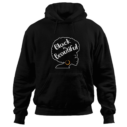 Black Is Beautiful Afro Girl Women Girls African Queen Hoodies