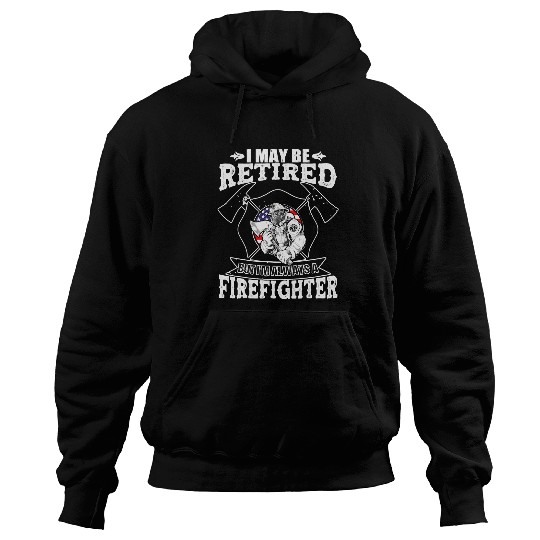 Fireman Firefighter Retired Firefighter Fireman Retirement Gift 176 Firemen Hoodies