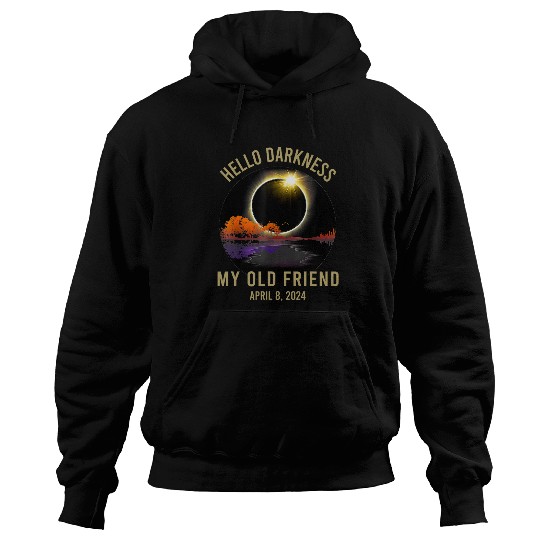 Hello Darkness My Old Friend Guitar Landscape Hoodies