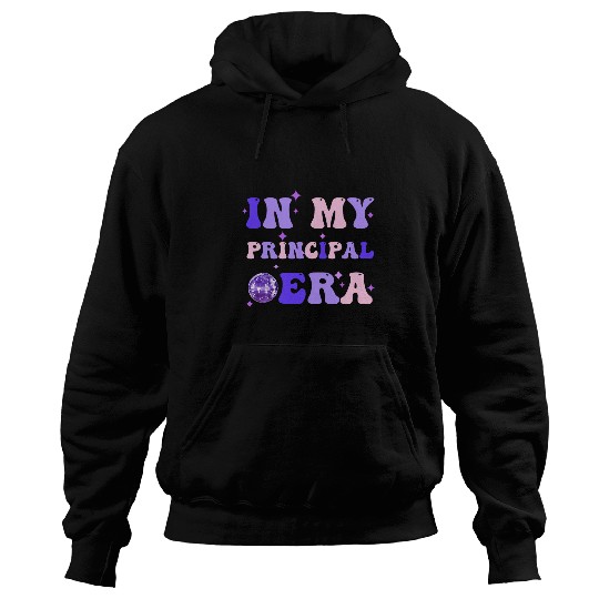 Groovy In My Principal Era Disco School Era Teacher Student Hoodies