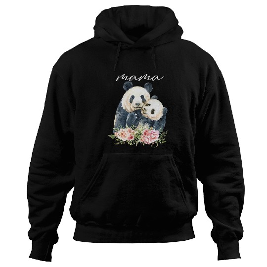 Funny Bear Mama Panda Tanks New Mom Panda Bear Gift For Mothers Day Cute Bears Hoodies