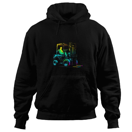 Forklift operator forklift truck Hoodies