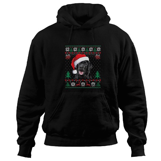 Labrador Lab Dog Black Lab Labrador Christmas Dog Owner Ugly Sweater Funny Hoodies