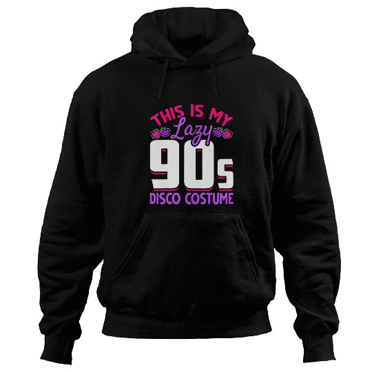 90s Retro Costume Party 1990s Disco Music Lover Nineties Hoodies