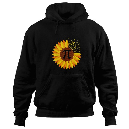 Pi Day Sunflower Pi Number Symbol Math Themed Science 2 Hoodies