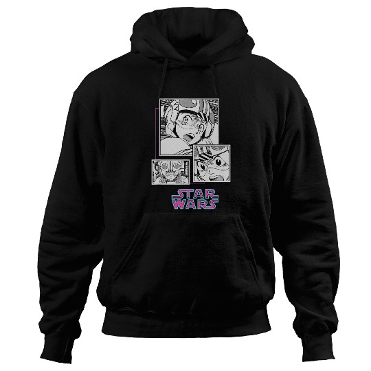 Star Wars Manga Luke Skywalker Xwing Pilot Comic Panels Hoodies