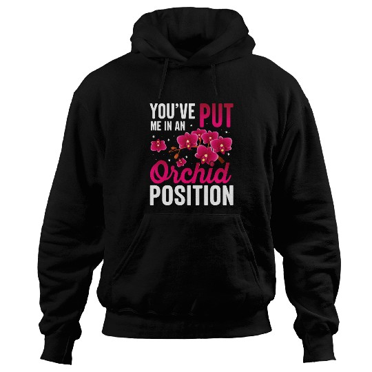 Florist Orchid Position Gardener Flowers Gardening Graphic Hoodies