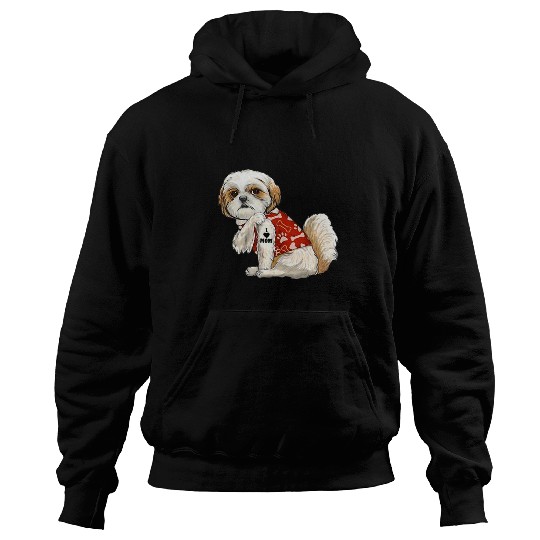I Love Mom Tattoo Shih Tzu Mom Funny Mothers Day Gift Hoodies