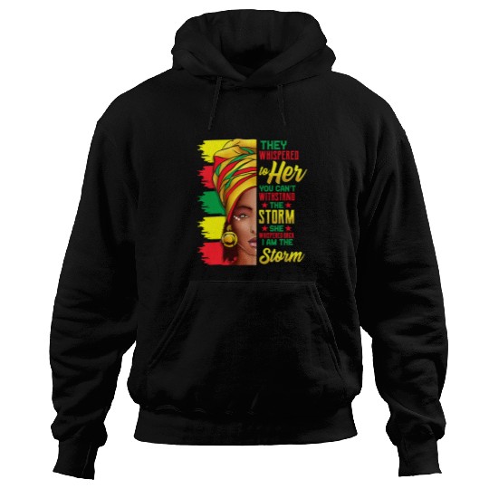 african black history womens i am storm strong Hoodies