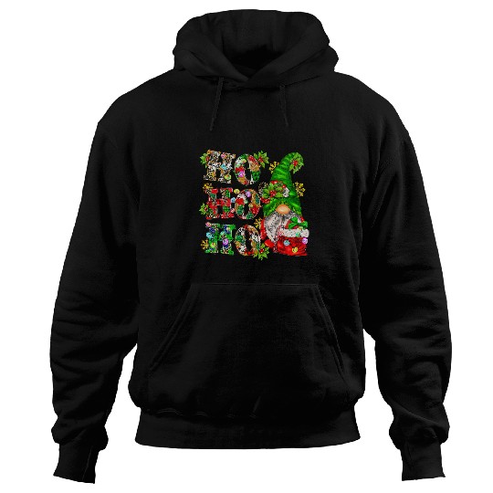 Ho Ho Ho Western Christmas Gnome Merry Christmas Light249 Hoodies