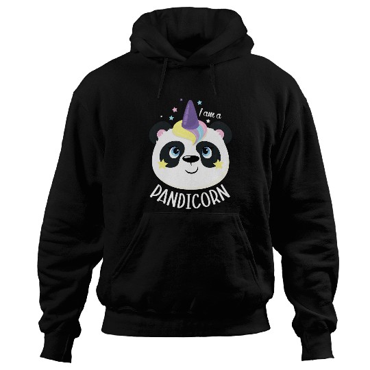 I Am A Pandicorn Panda Bear Unicorns Lover Zookeeper Hoodies